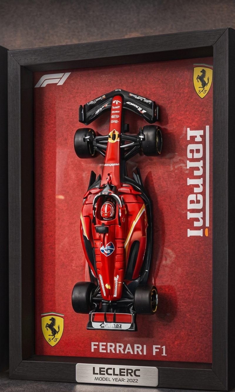 Cuadro de colección Ferrari F1 a escala 1:24